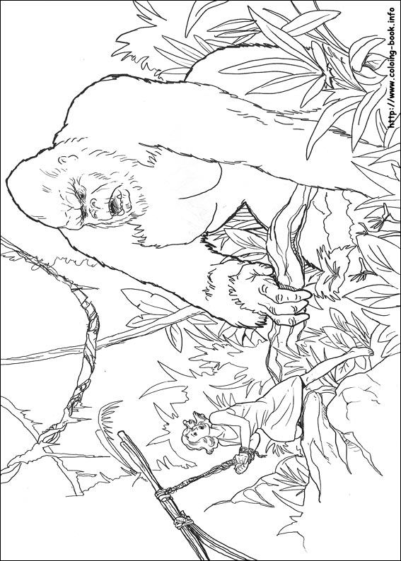 King Kong coloring picture